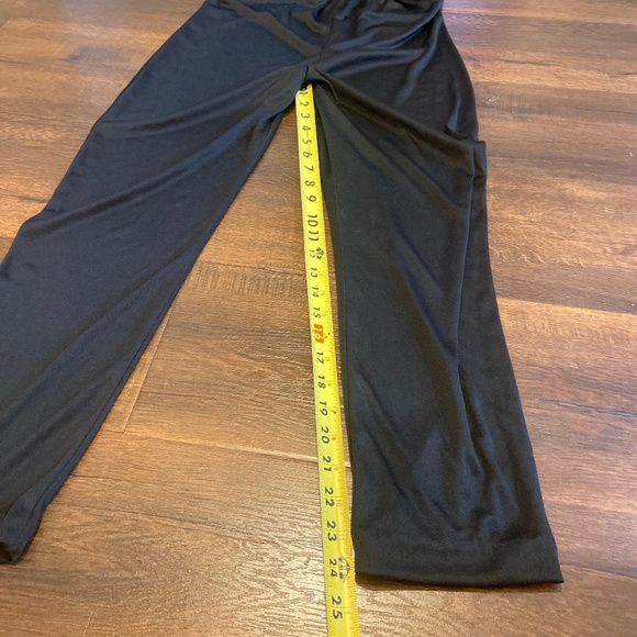 Vintage Black Gold Silver sequin fringe JUMPSUIT ROMPER pantsuit Party NYE - Picture 13 of 14